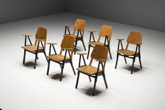 Palais De Tokyo Armchairs by Ermeloo Zwager, Netherlands, 1950s