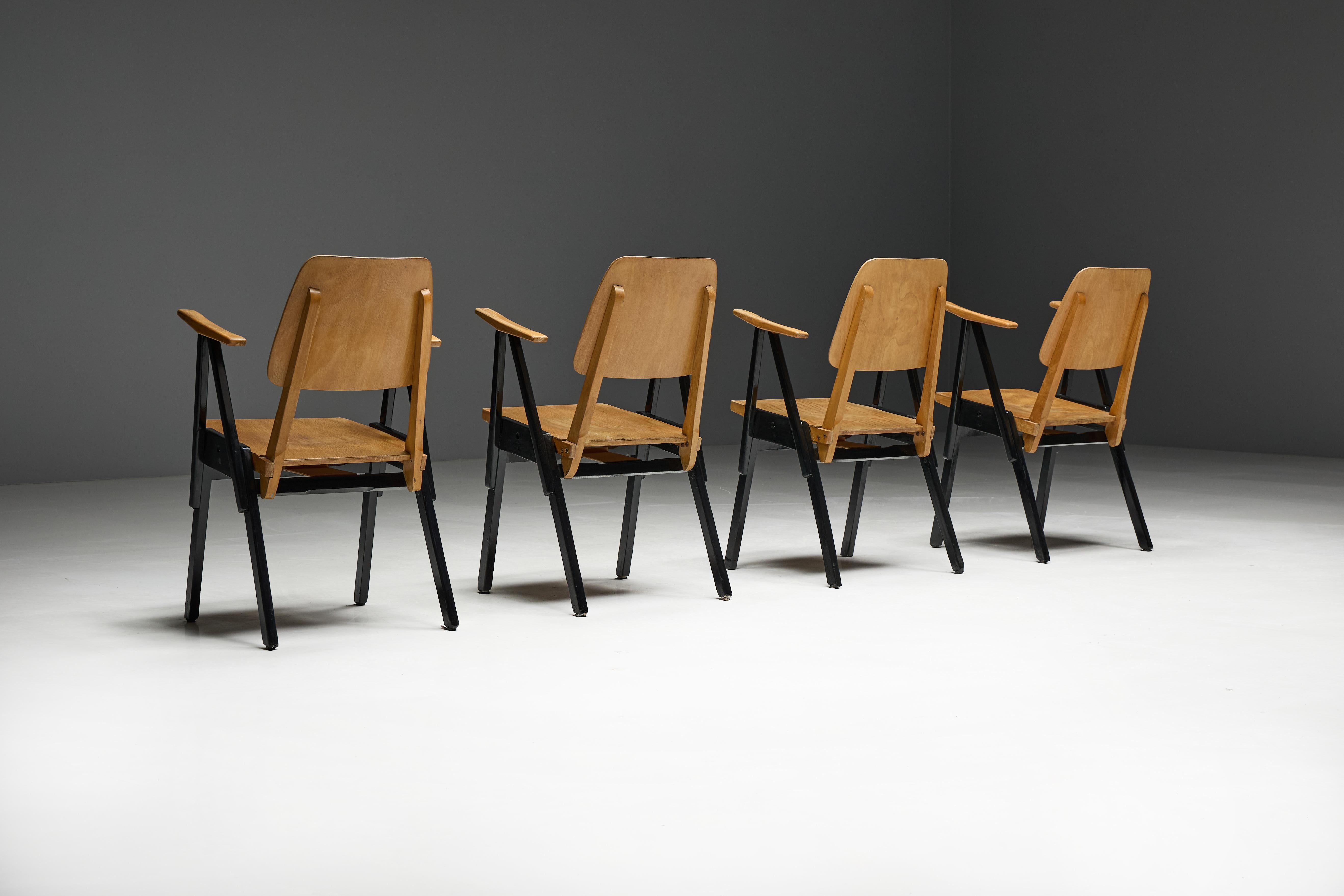 Poltrone Palais De Tokyo di Ermeloo Zwager, Paesi Bassi, anni '50 in vendita 2