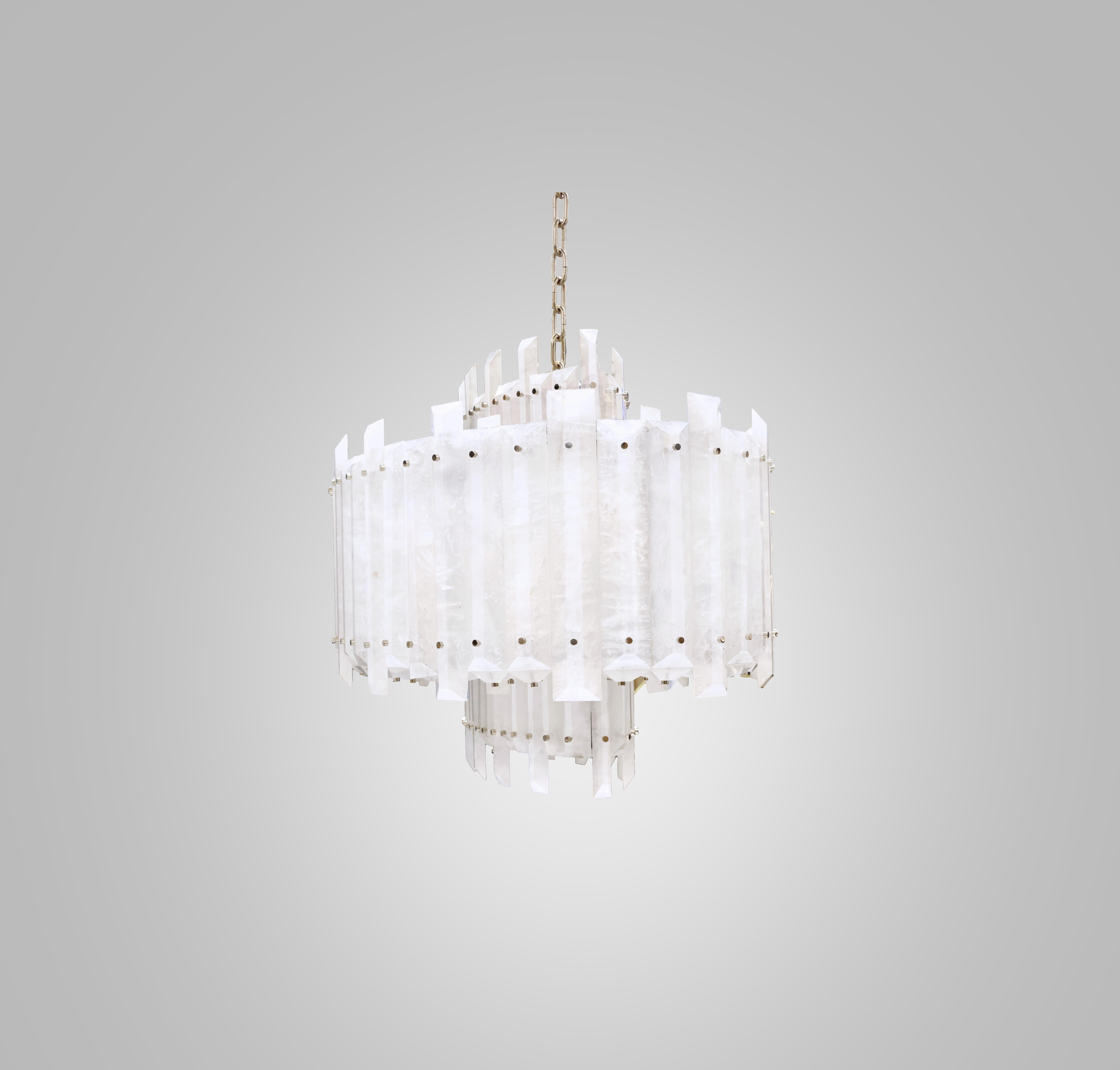 Palais Rock Crystal Chandelier by Phoenix In Excellent Condition For Sale In New York, NY