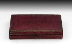 Palais Royal Leather Case Necessaire, 19th Century