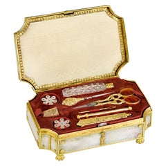 Palais Royal Mother-of-Pearl Sewing Box