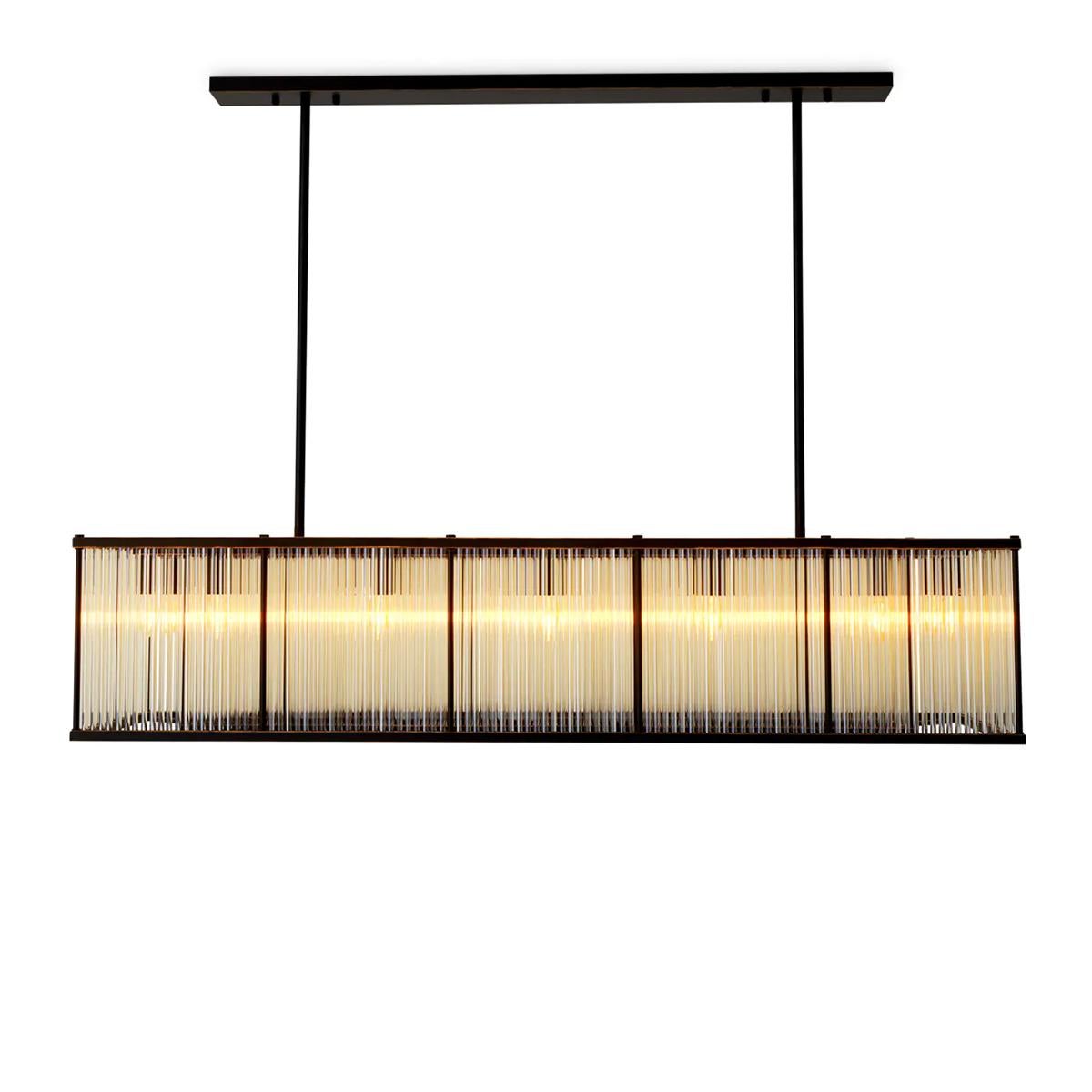 Chinese Palaiseau Rectangular Chandelier For Sale