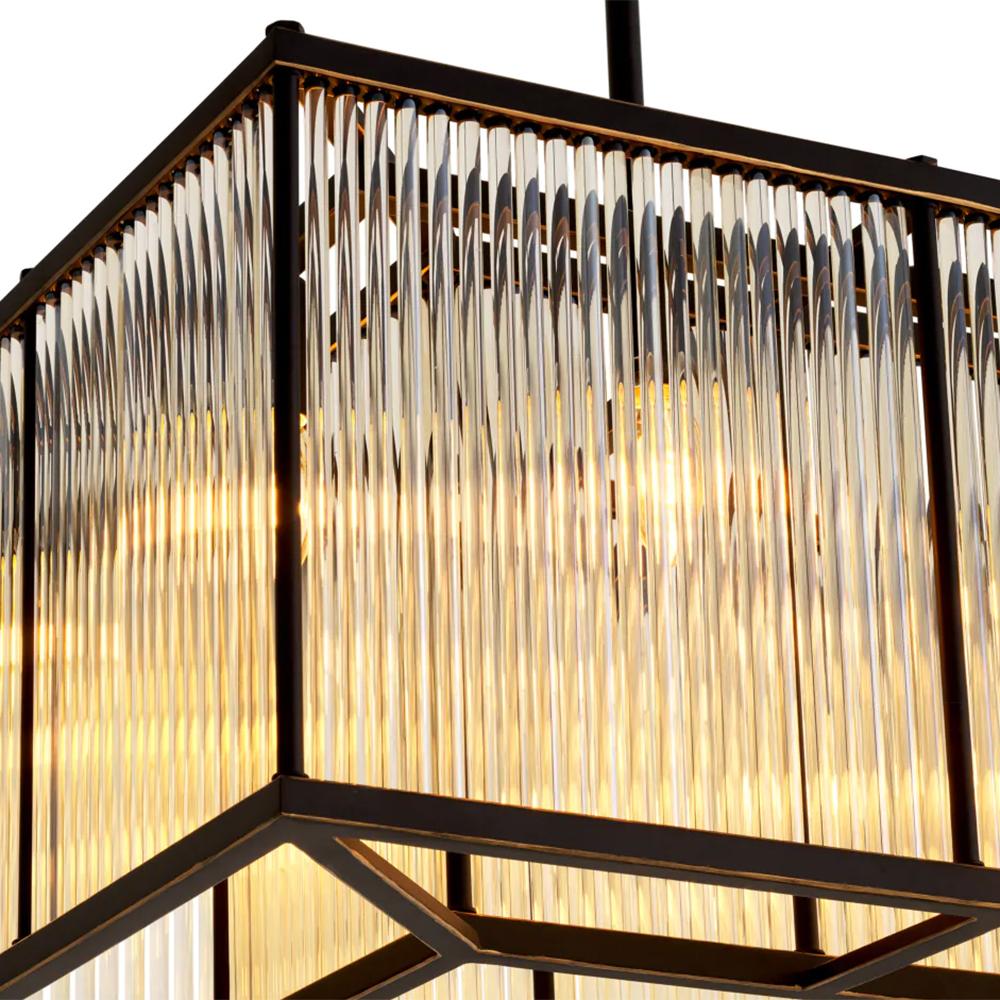 Contemporary Palaiseau Rectangular Chandelier For Sale