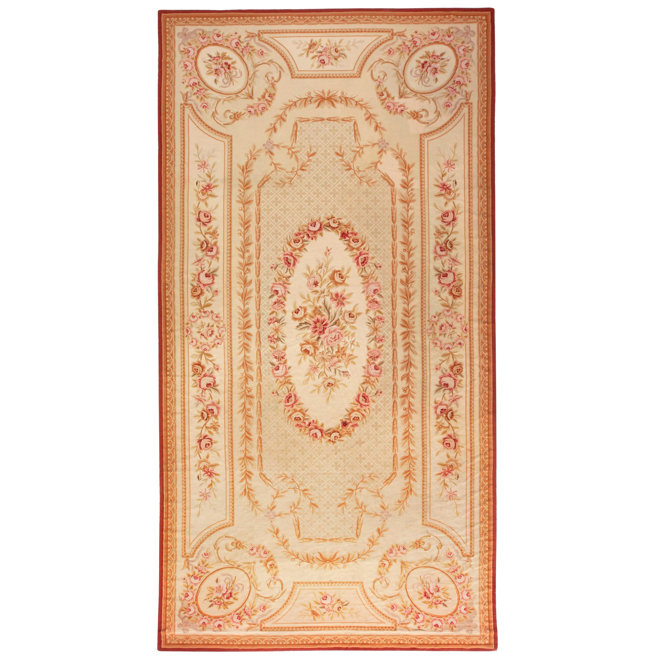 Palatial 20th Century Aubusson Style Rug