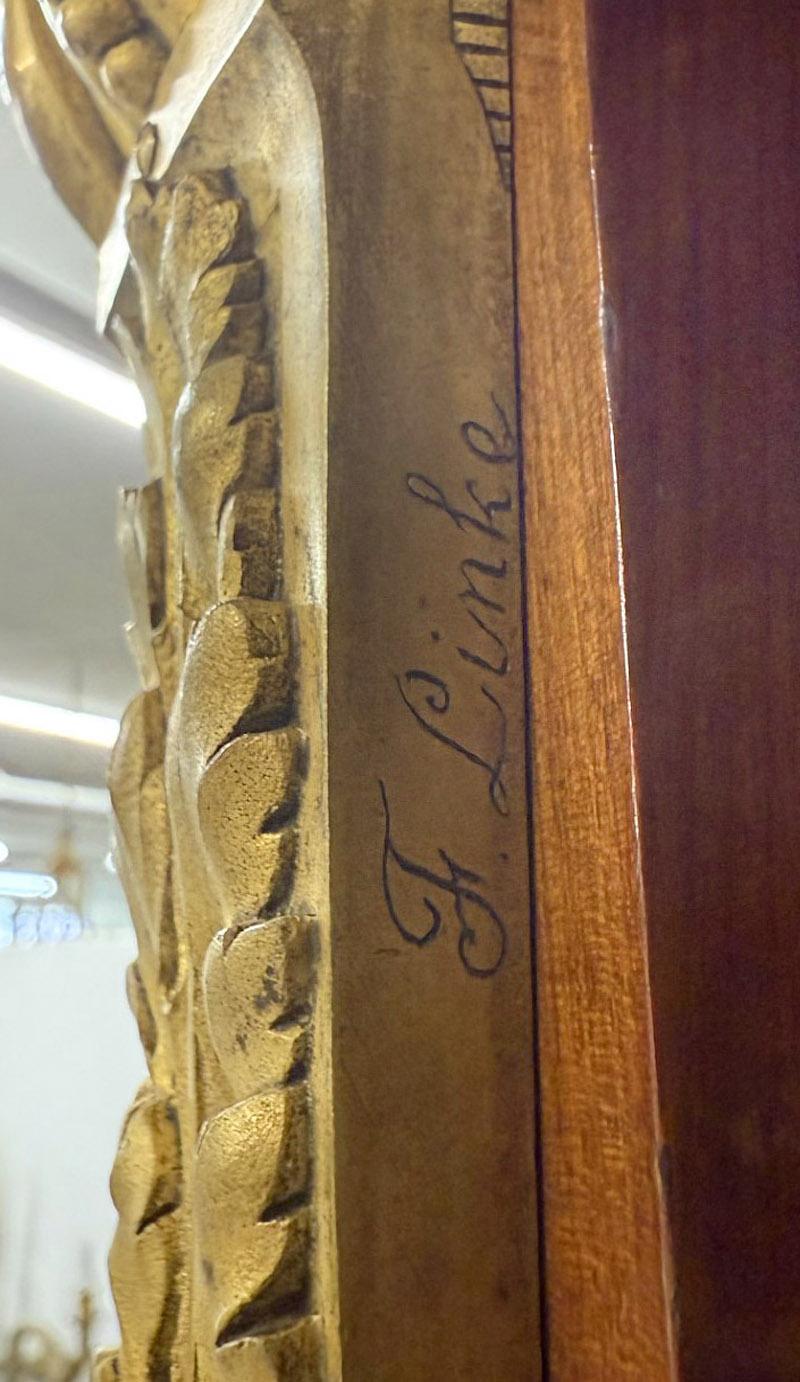 Palastartige Vitrine aus vergoldeter Bronze des frühen 20. Jahrhunderts von François Linke im Angebot 5