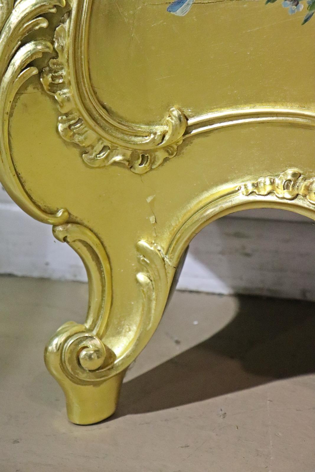 Palatial French Louis XV Gilded Tall Pier Mirror with Umbrella Holder circa 1890 For Sale 7