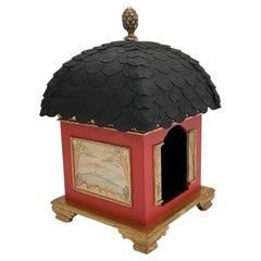 Used Palatial Hollywood Regency Doghouse for Lucky Pet