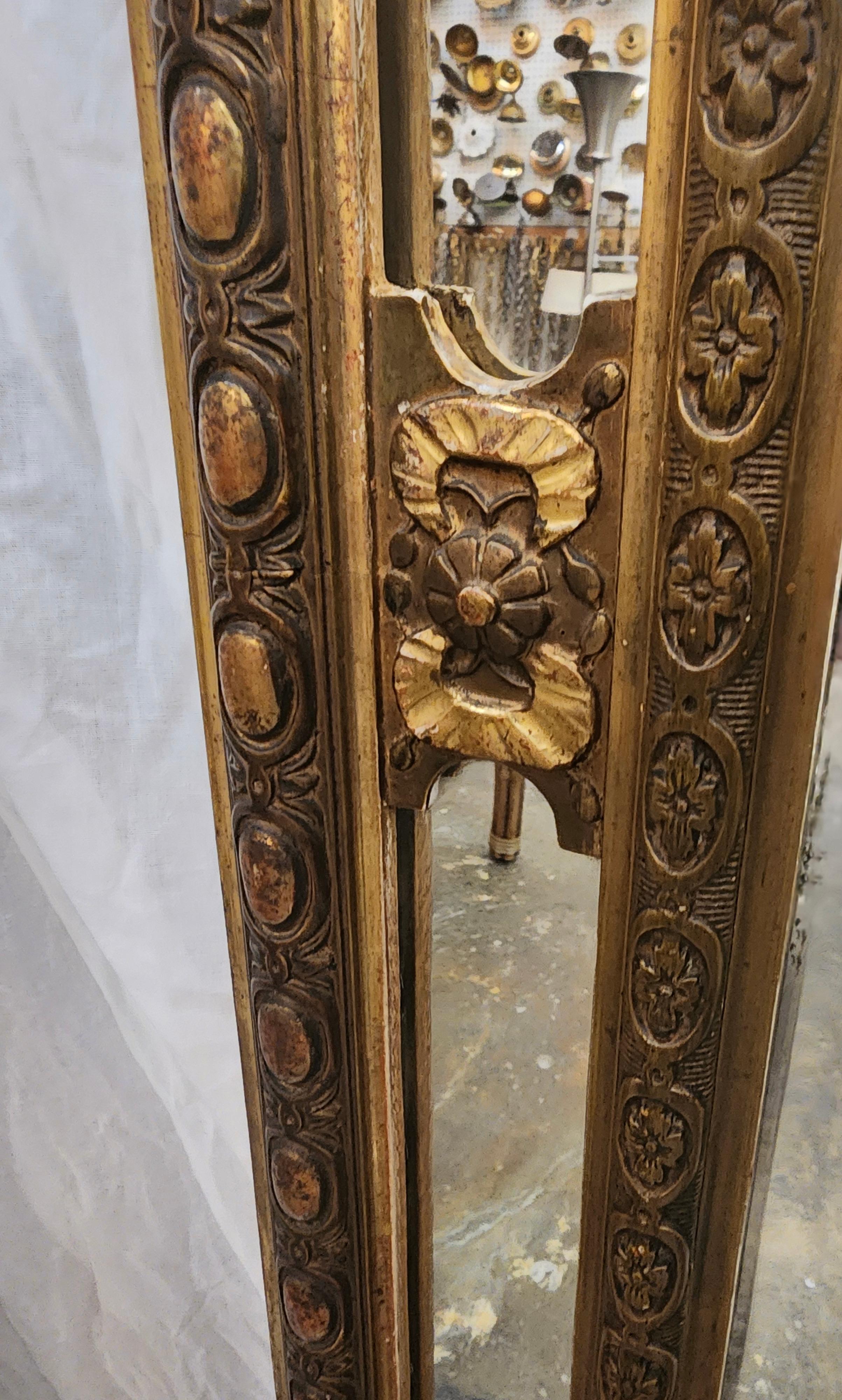 Miroir palatial Louis XV  Bon état - En vente à Dallas, TX