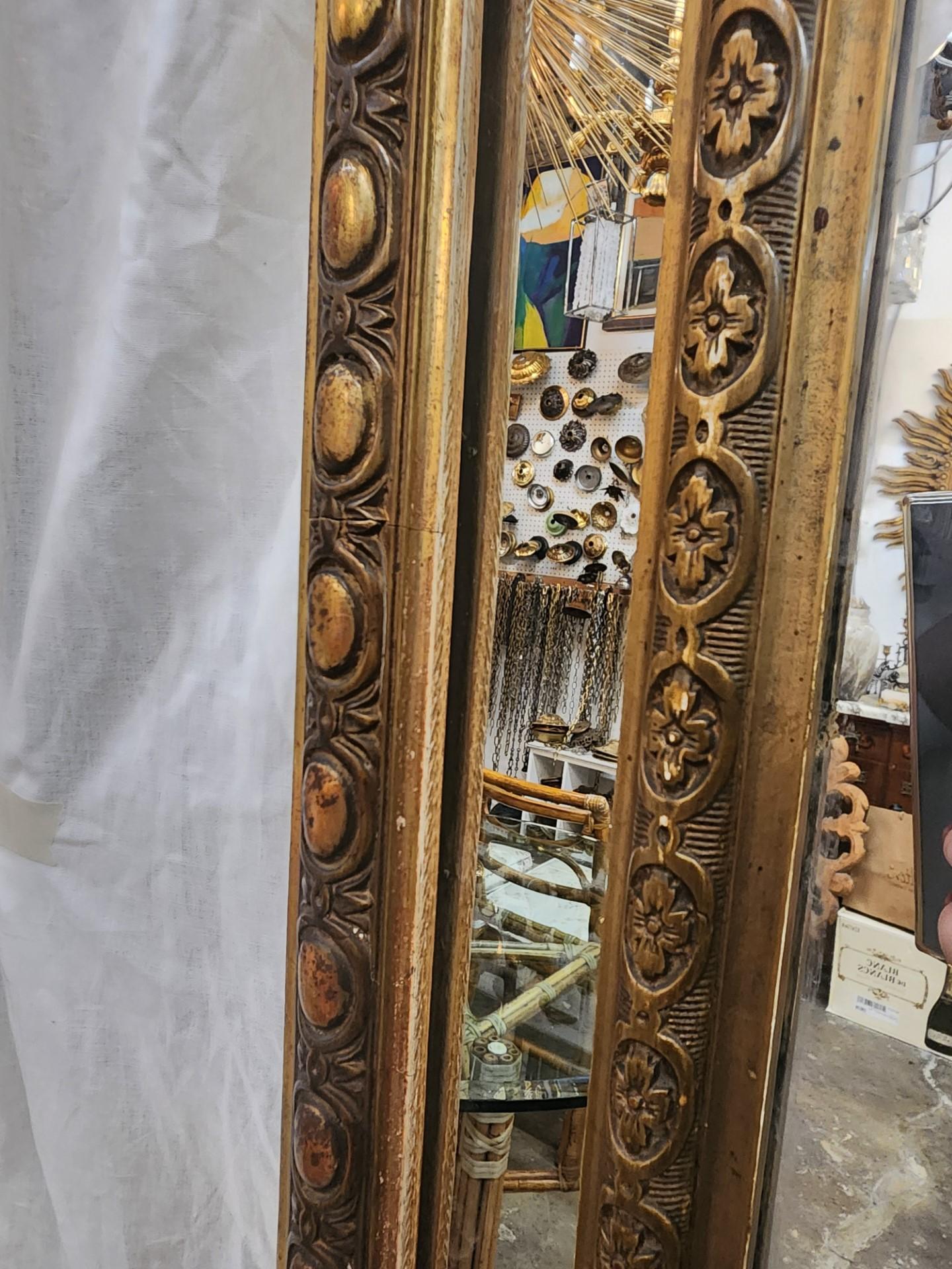 Giltwood Palatial Louis XV Mirror  For Sale