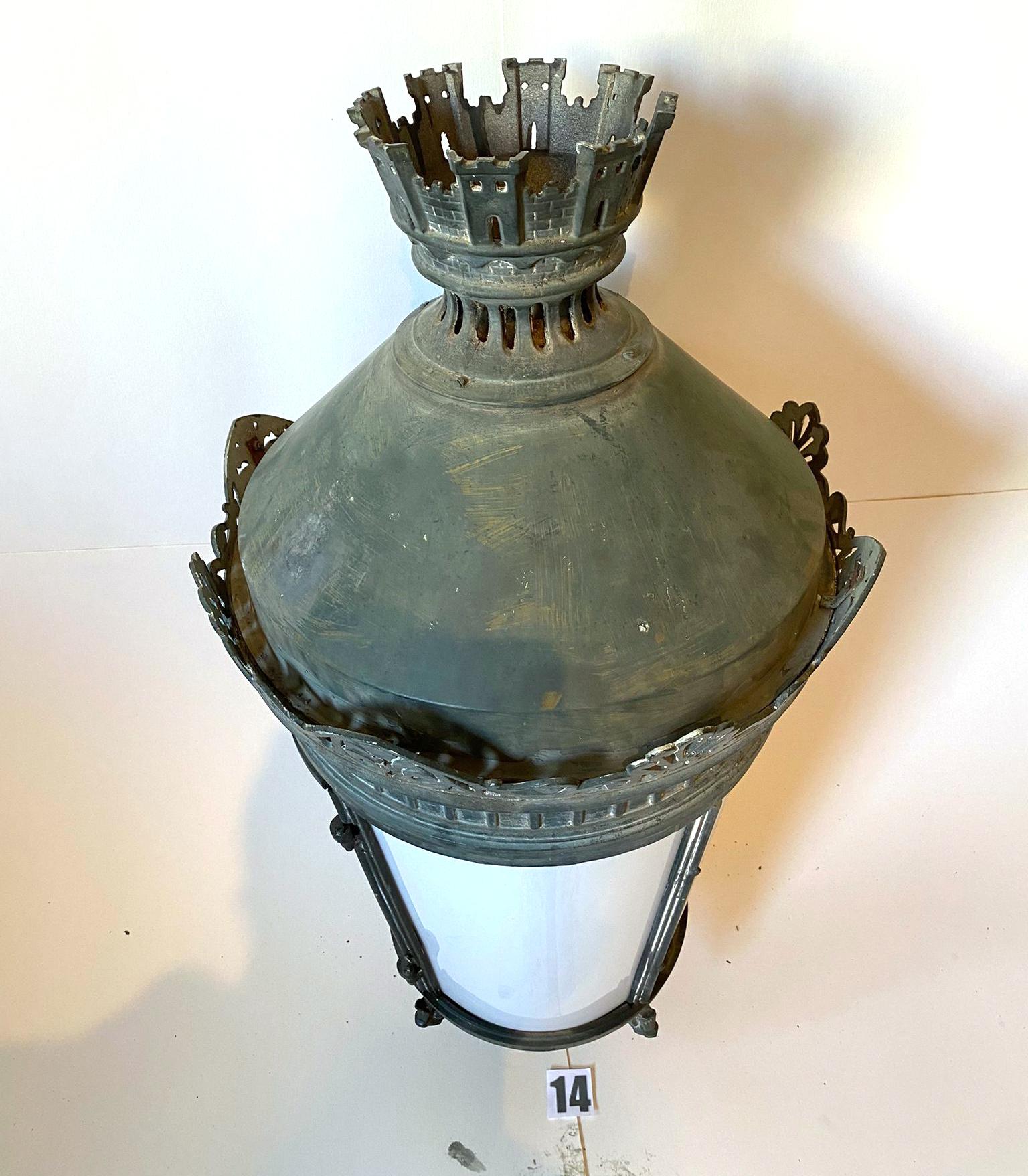 20th Century Antique Lantern French Palatial (#14 of 29 Available) Buy 2+ Shipping is FREE For Sale