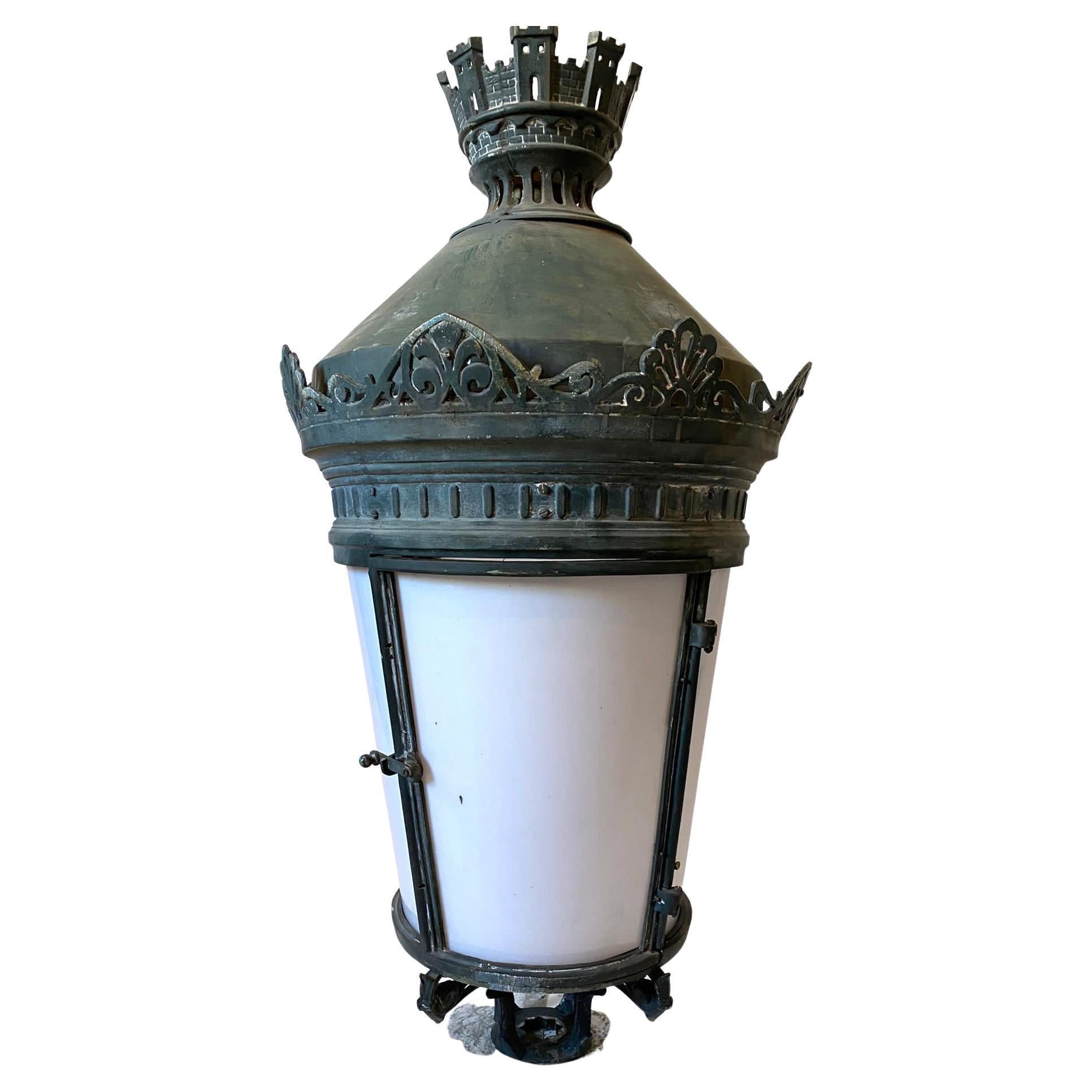 Antique Lantern French Palatial (#14 of 29 Available) Buy 2+ Shipping is FREE For Sale
