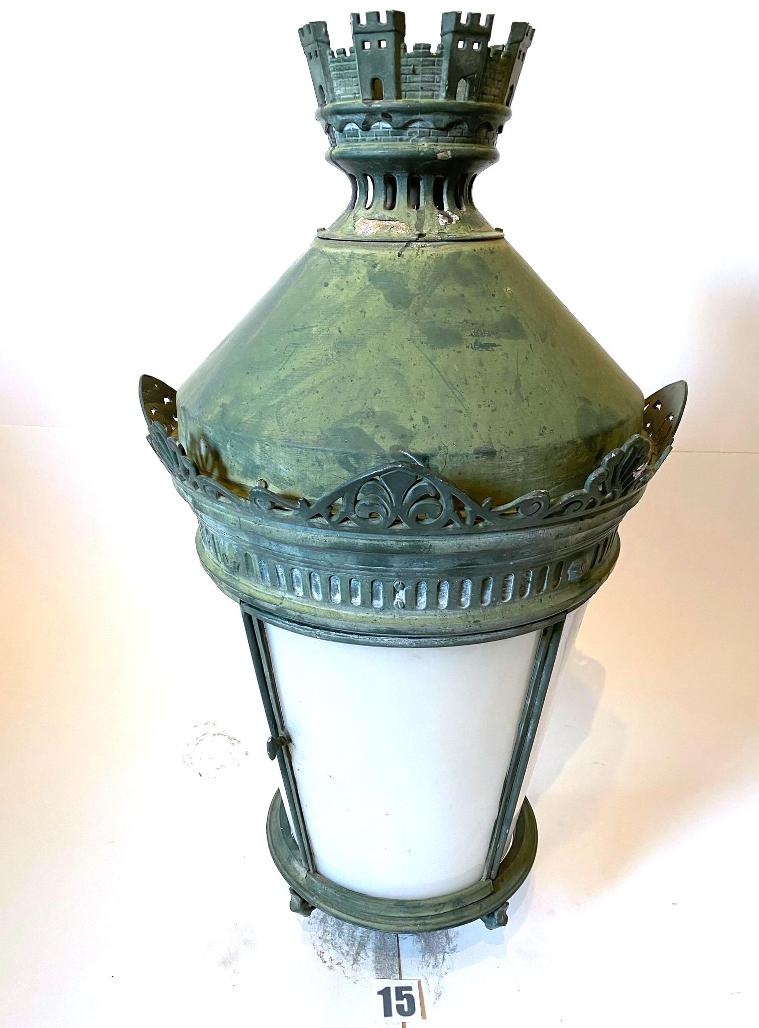 Louis XVI Antique Lantern French Palatial (#15 Pairs w/#16) 29 Avail. Buy 2+ Shipping FREE For Sale