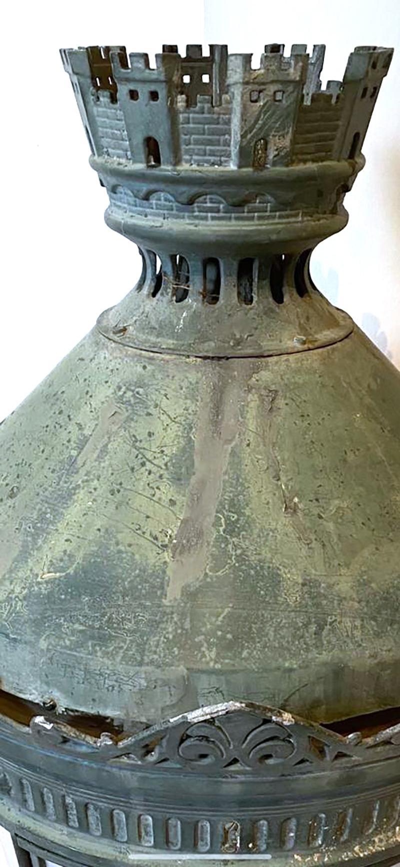 Cast Antique Lantern French Palatial (#17 Pairs w/#18) 29 Avail. Buy 2+ Shipping FREE For Sale