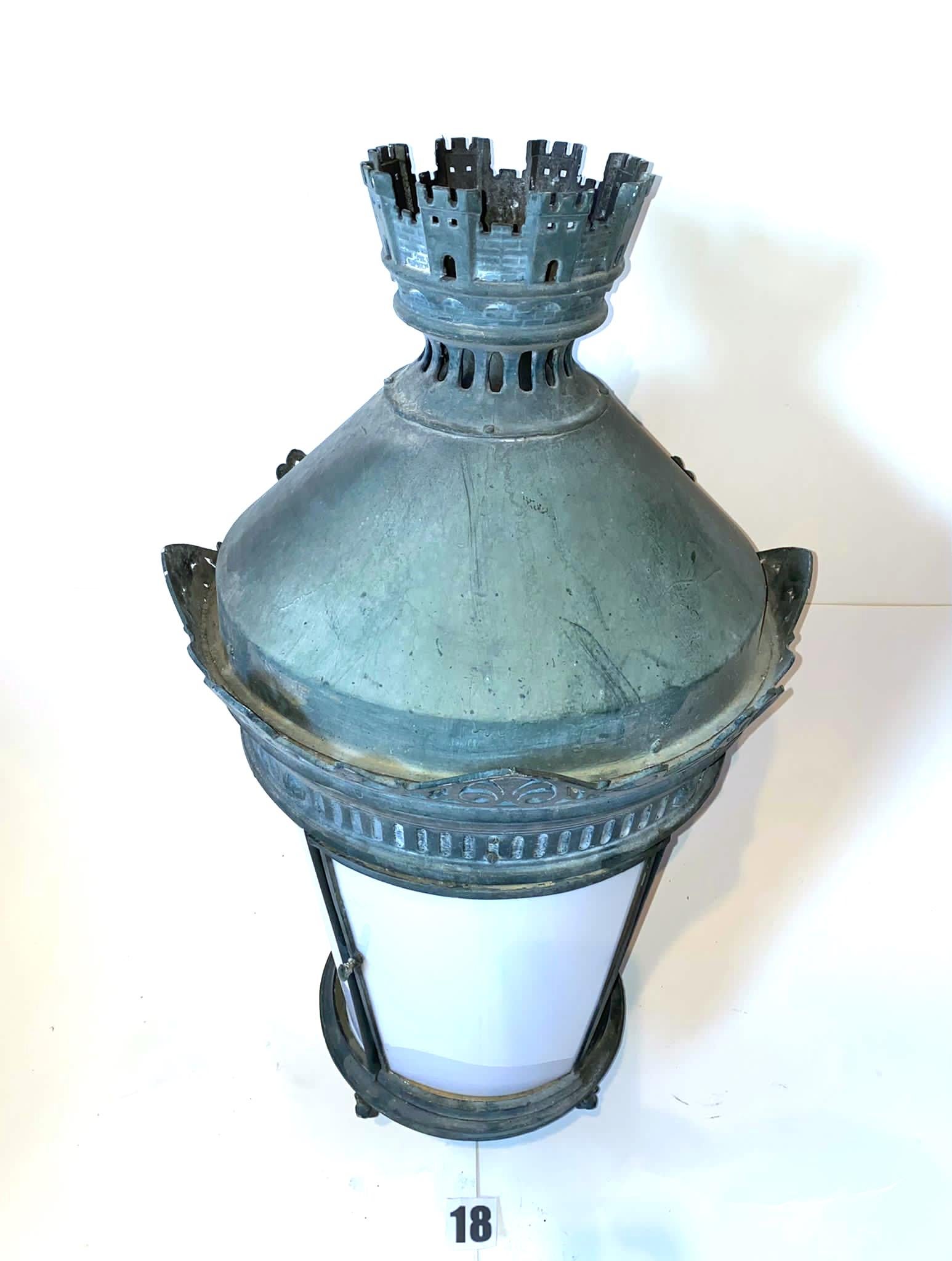 Louis XVI Antique Lantern French Palatial (#18 Pairs w/#17) 29 Avail. Buy 2+ Shipping FREE For Sale