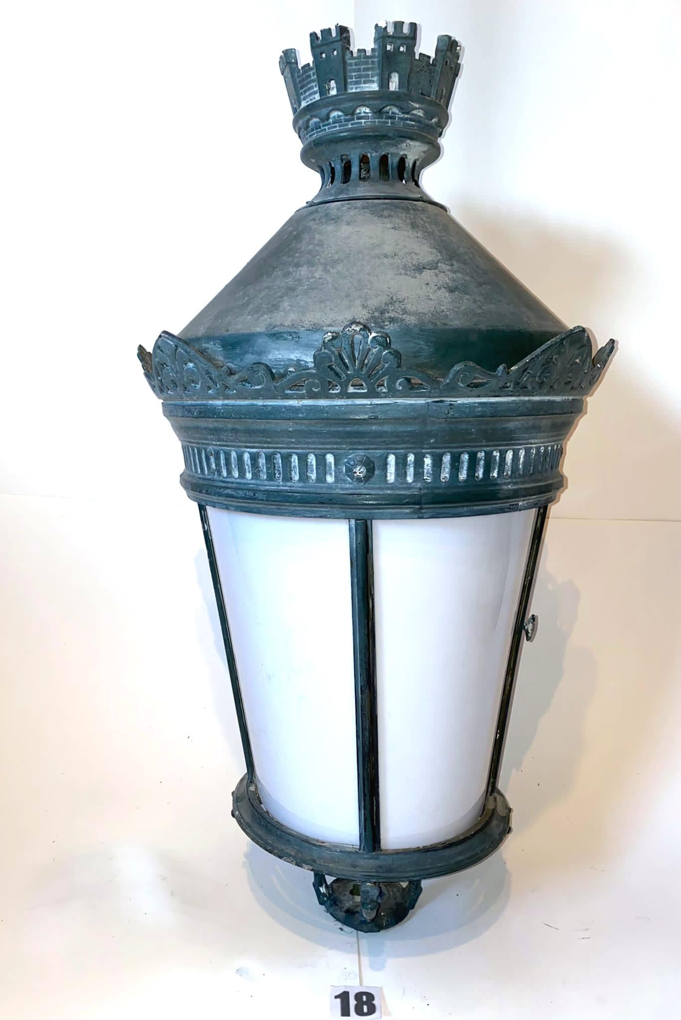 20th Century Antique Lantern French Palatial (#18 Pairs w/#17) 29 Avail. Buy 2+ Shipping FREE For Sale