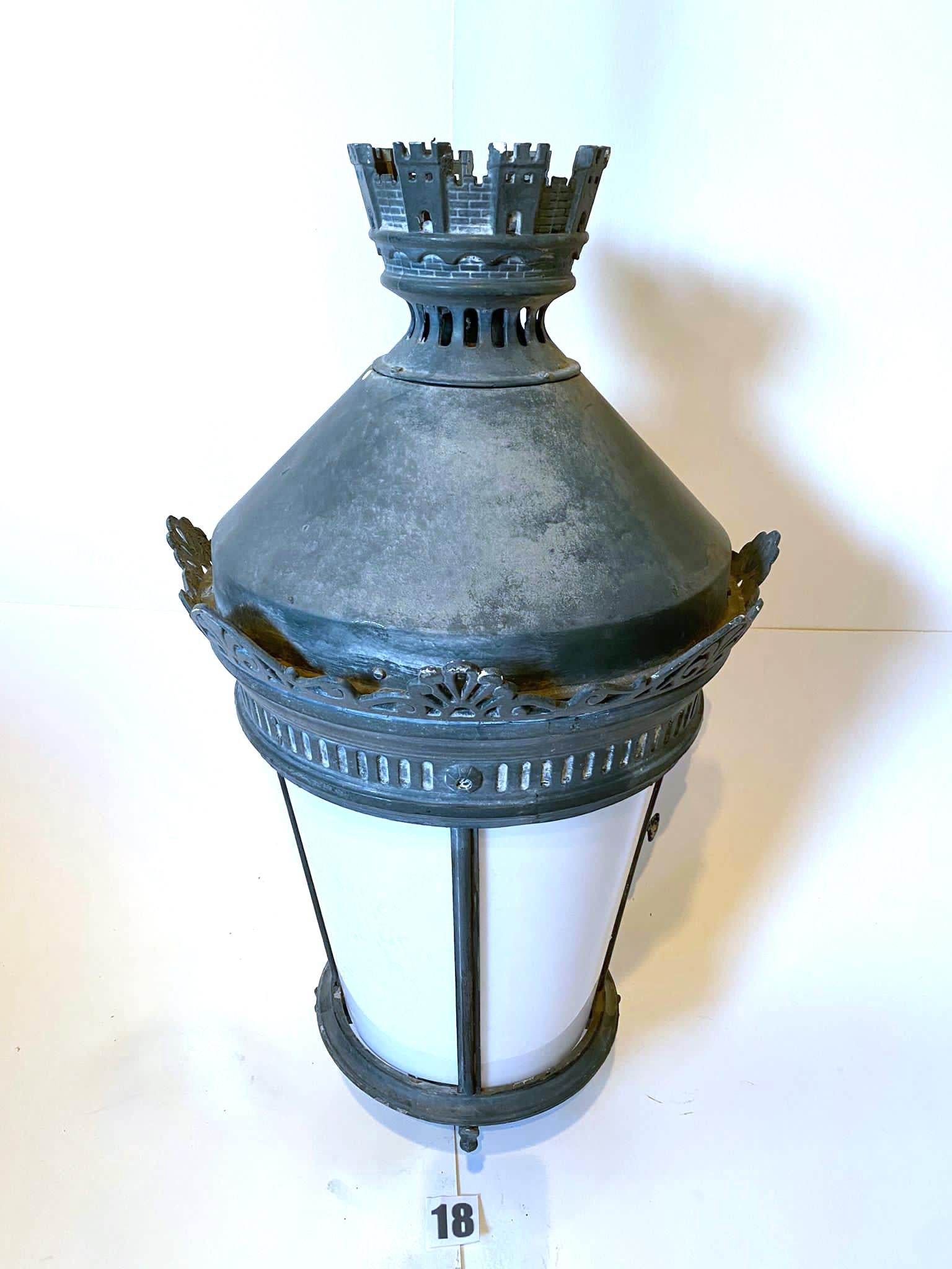 Aluminum Antique Lantern French Palatial (#18 Pairs w/#17) 29 Avail. Buy 2+ Shipping FREE For Sale