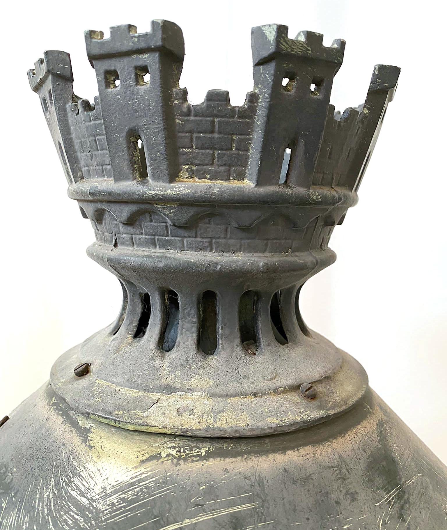 Cast Antique Lantern French Palatial (#2 of 29 Available) Buy 2+ and Shipping is FREE For Sale