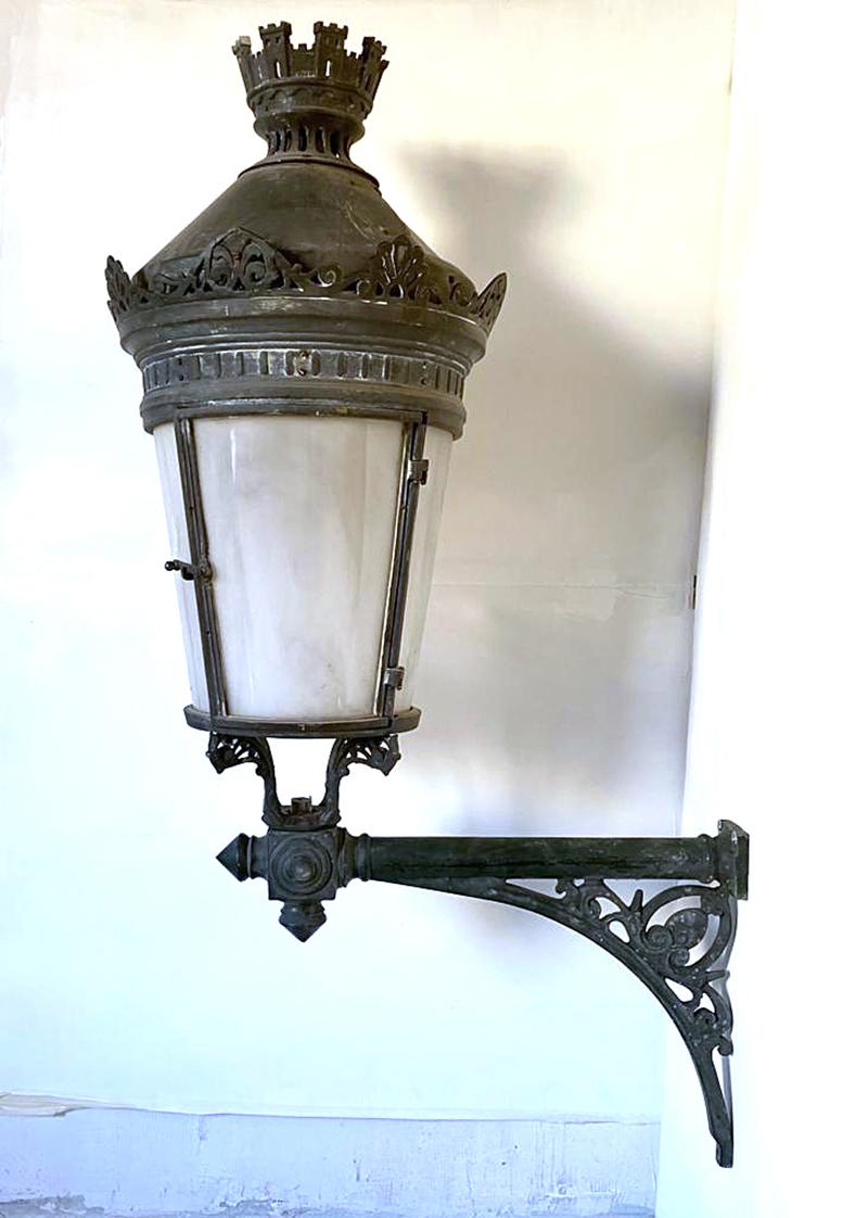 20th Century Antique Lantern French Palatial (#2 of 29 Available) Buy 2+ and Shipping is FREE For Sale
