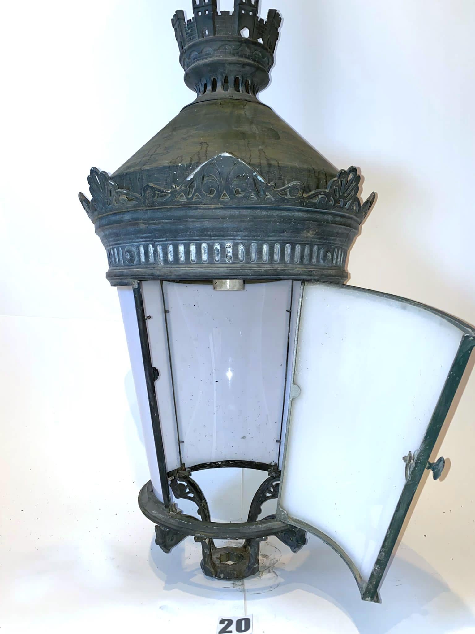 I'm offering a total of 29 Palatial Lanterns on my 1st Dibs store. 
 
****The Lantern pictured in this listing is LANTERN #20, and my restorer chose it as a PAIR with LANTERN #19 (listed separately). 
This lantern, LANTERN #20, can be purchased