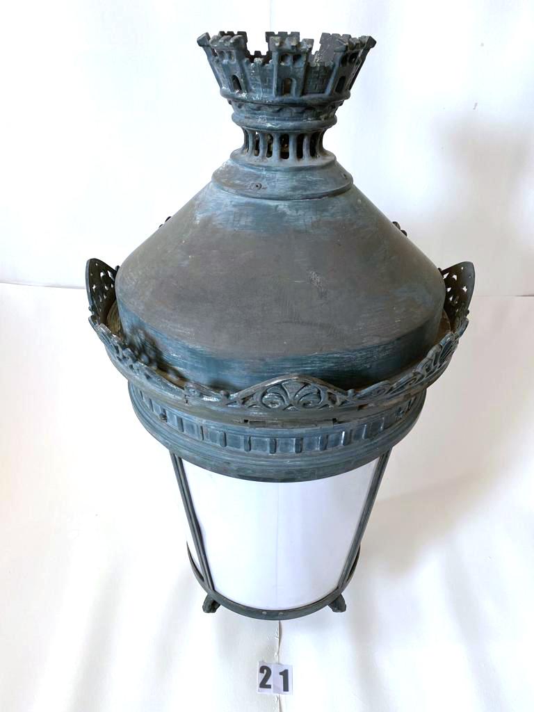 ****The Lantern pictured in this listing is LANTERN #21, and my restorer chose it as a PAIR with LANTERN #22 (listed separately). 
This lantern, LANTERN #21, can be purchased by itself, paired with LANTERN #22, or combined with your choice of other