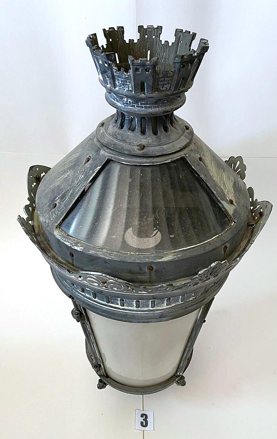 Cast Antique Lantern French Palatial (#3 of 29 Available) Buy 2+ and Shipping is FREE For Sale