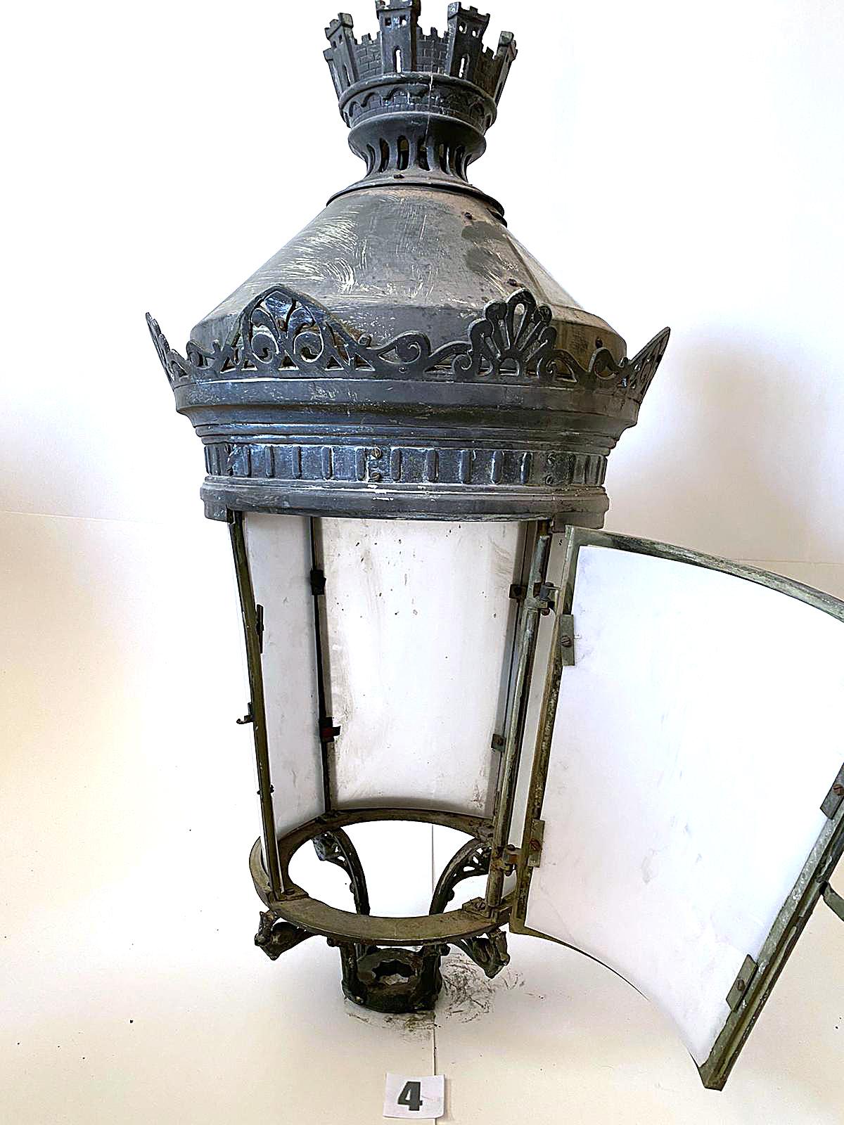 Aluminum Antique Lantern French Palatial (#4 of 29 Available) Buy 2+ and Shipping is FREE For Sale