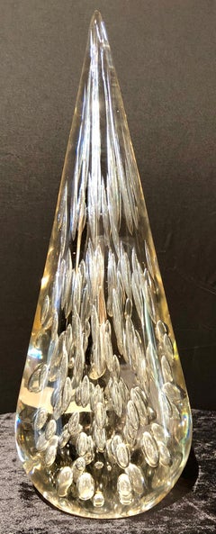 Palatial Mid-Century Modern Murano Glass Teardrop Sculpture