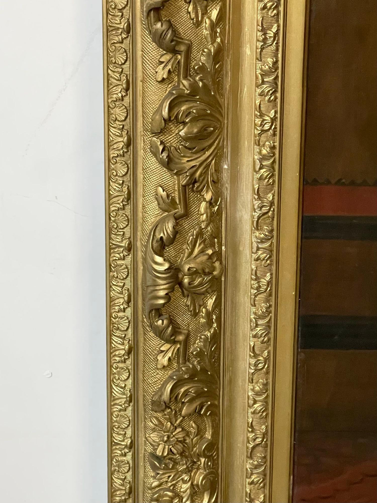 Palastartiges Öl auf Leinwand aus dem 19. Jahrhundert mit einem Portrait von Geschwistern, signiert J. Peellaert im Angebot 5