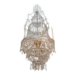 Antique Palatial Spanish Crystal Chandelier