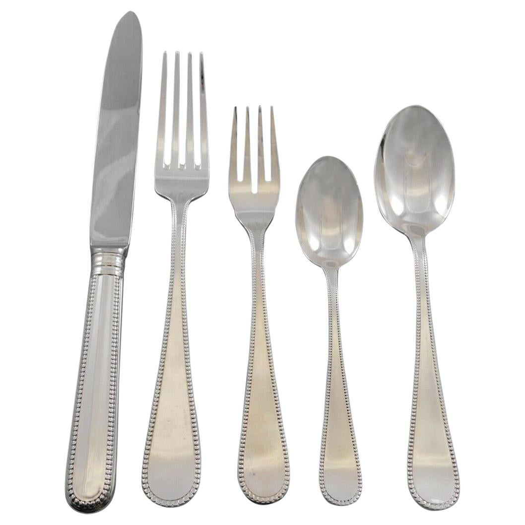 Palatina by Wallace Italian Sterling Silver Flatware Set Dinner Service 20 Pcs at 1stDibs
