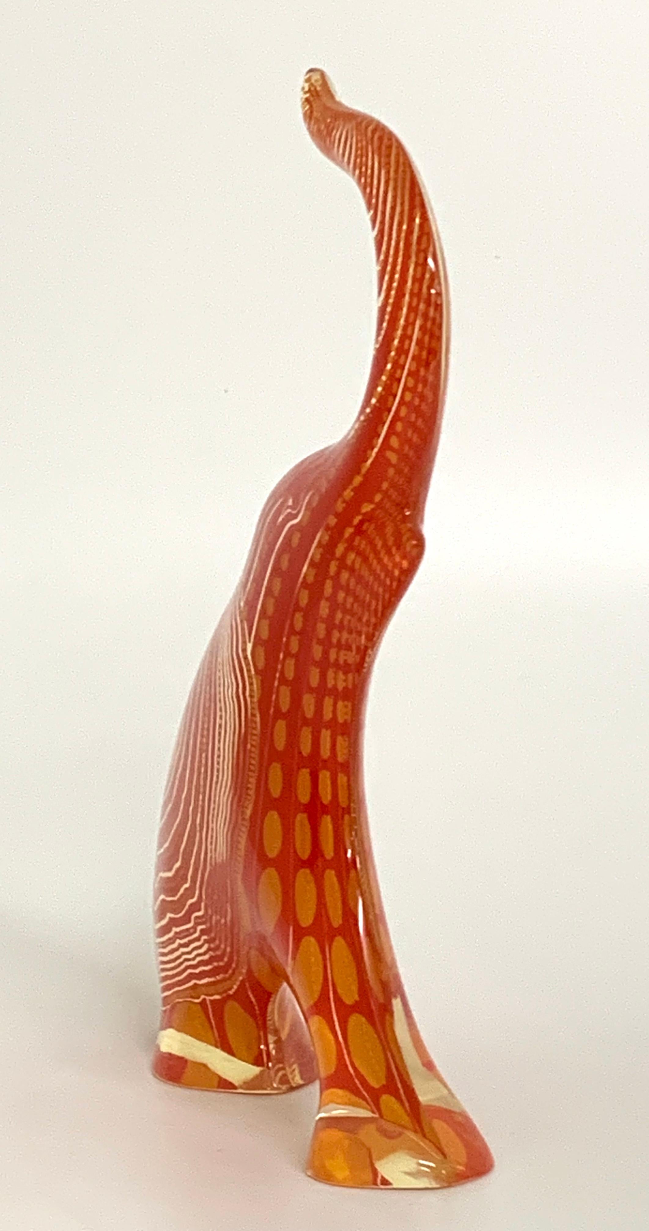 Palatnik Abraham Lucite Orange Elephant Brazil c.1970 In Good Condition In Pymble, NSW