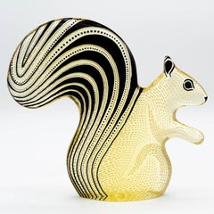 Palatnik Mid Century Op Art Lucite Squirrel