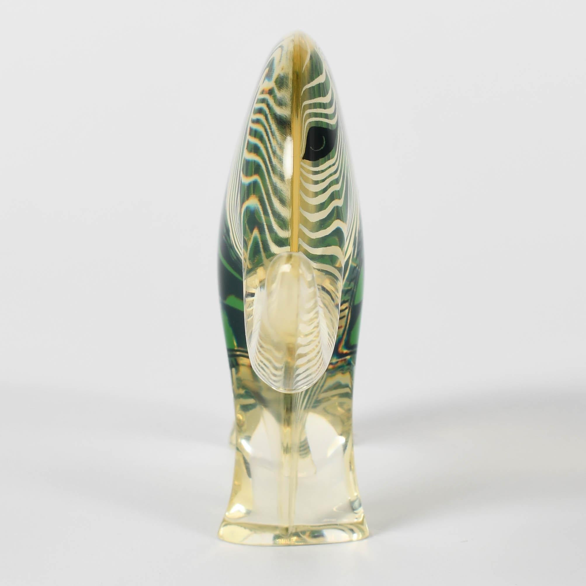 Palatnik Op Art Elefanti in lucite Set di 3 in vendita 5