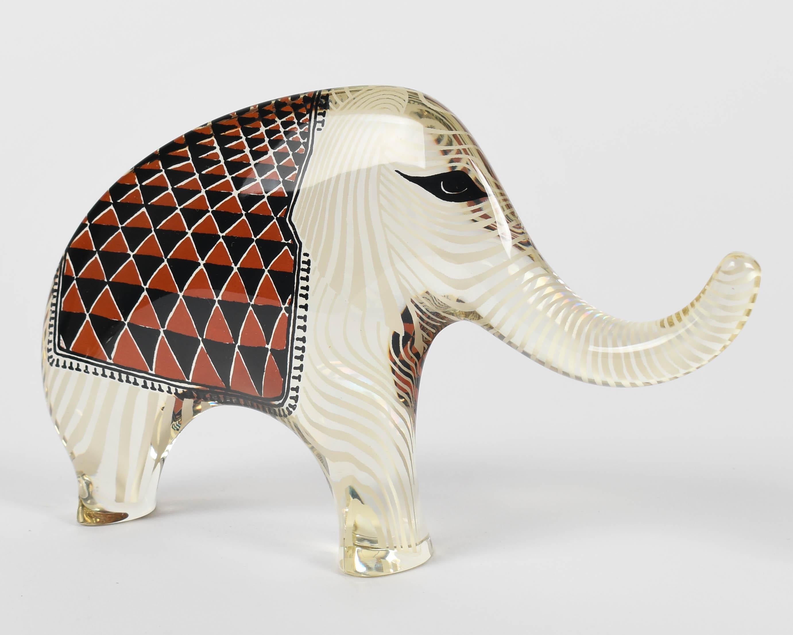 Palatnik Op Art Elefanti in lucite Set di 3 In condizioni buone in vendita a Winter Park, FL