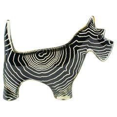 Palatnik Op Art Lucite Scottie Dog