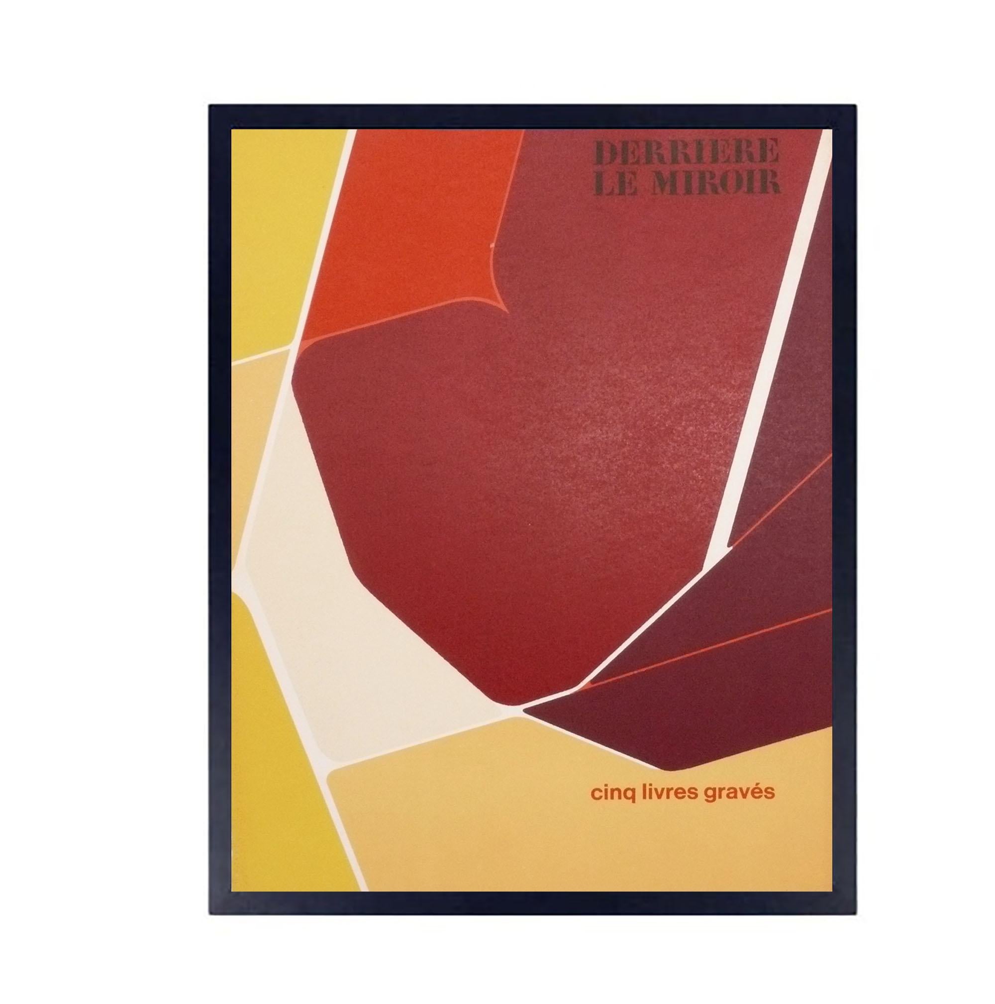 Auswahl von Palazuelo-Farblithografien, Frankreich, ca. 1960er Jahre. Der Preis liegt bei 450 Dollar pro Stück oder 800 Dollar für das Paar. Sie messen gerahmt 16,5 