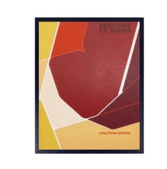 Palazuelo Color Lithographs 16.5"H x 12.5"W Mid Century Modern Abstract Art