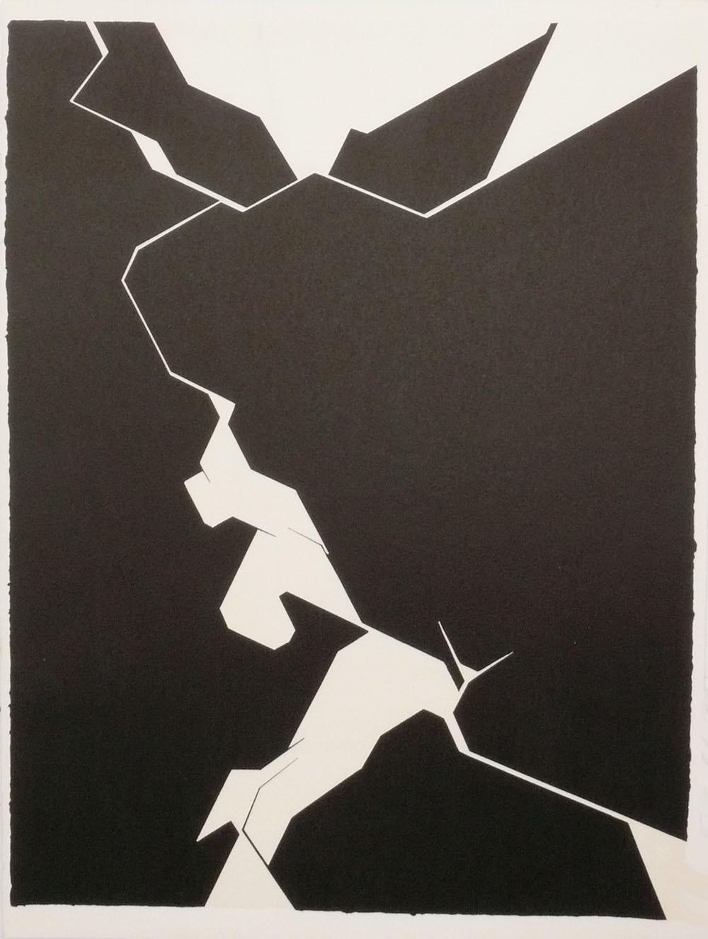 Auswahl von Palazuelo-Lithografien, Frankreich, ca. 1960er Jahre. Der Preis liegt bei 450 Dollar. Sie messen gerahmt 16,5 