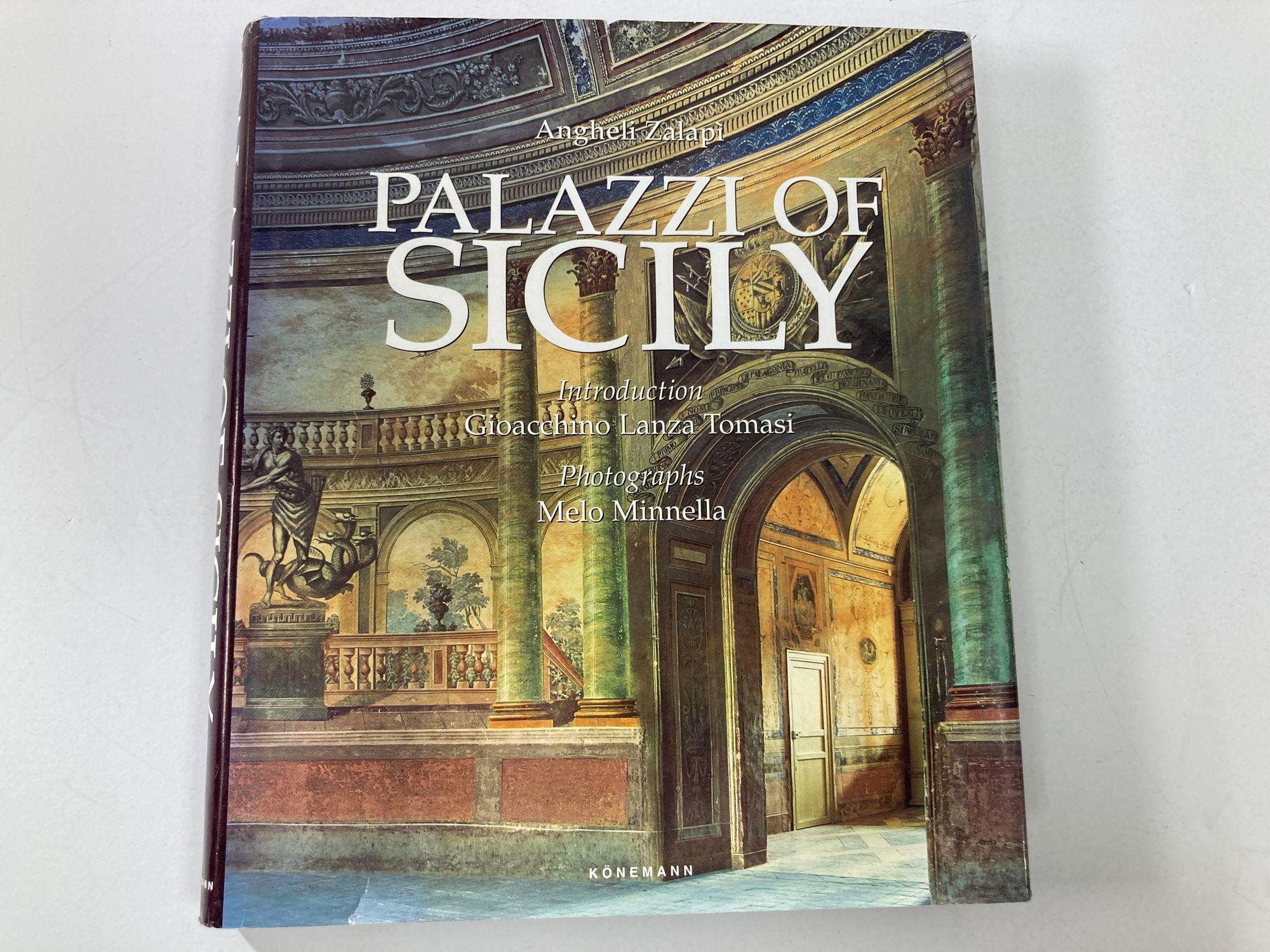Palazzi of Sicily by Angheli Zalapi Hardcover.
This book is the first to trace the evolution in style of the fabulous homes that have been built on the island of Sicily, from feudal castles to city mansions and country villas.
Hardcover, 324