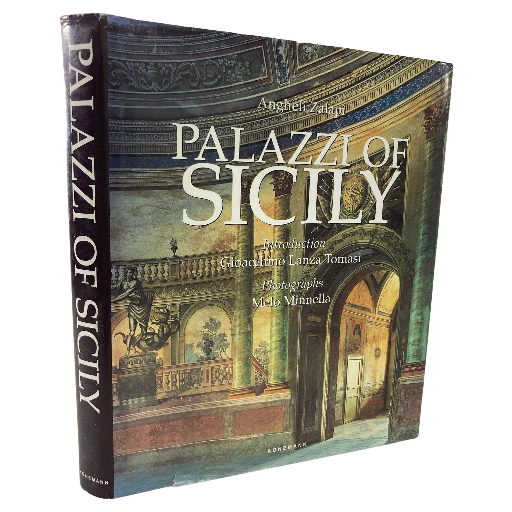Livre à couverture rigide Palazzi of Sicily d'Angheli Zalapi, Italie en vente
