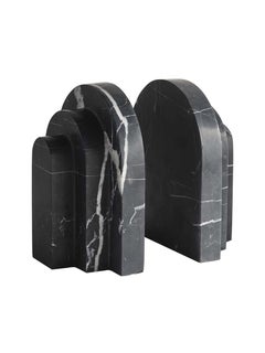 Palazzo Bookends Nero Marble by Greg Natale
