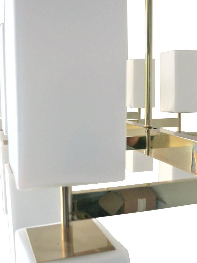 Satinato Lampadario Palazzo di Fabio Ltd in vendita