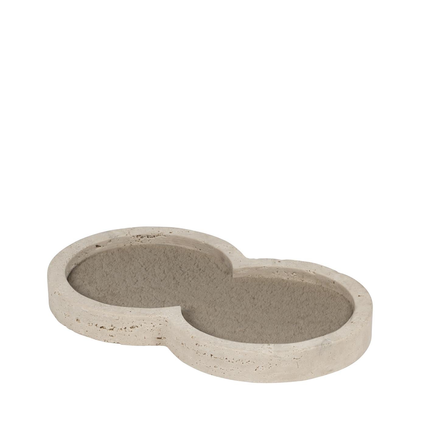 Italian Palazzo Eight Valet Tray in Beige For Sale