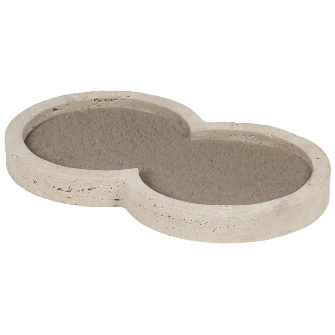 Palazzo Eight Valet Tray in Beige For Sale
