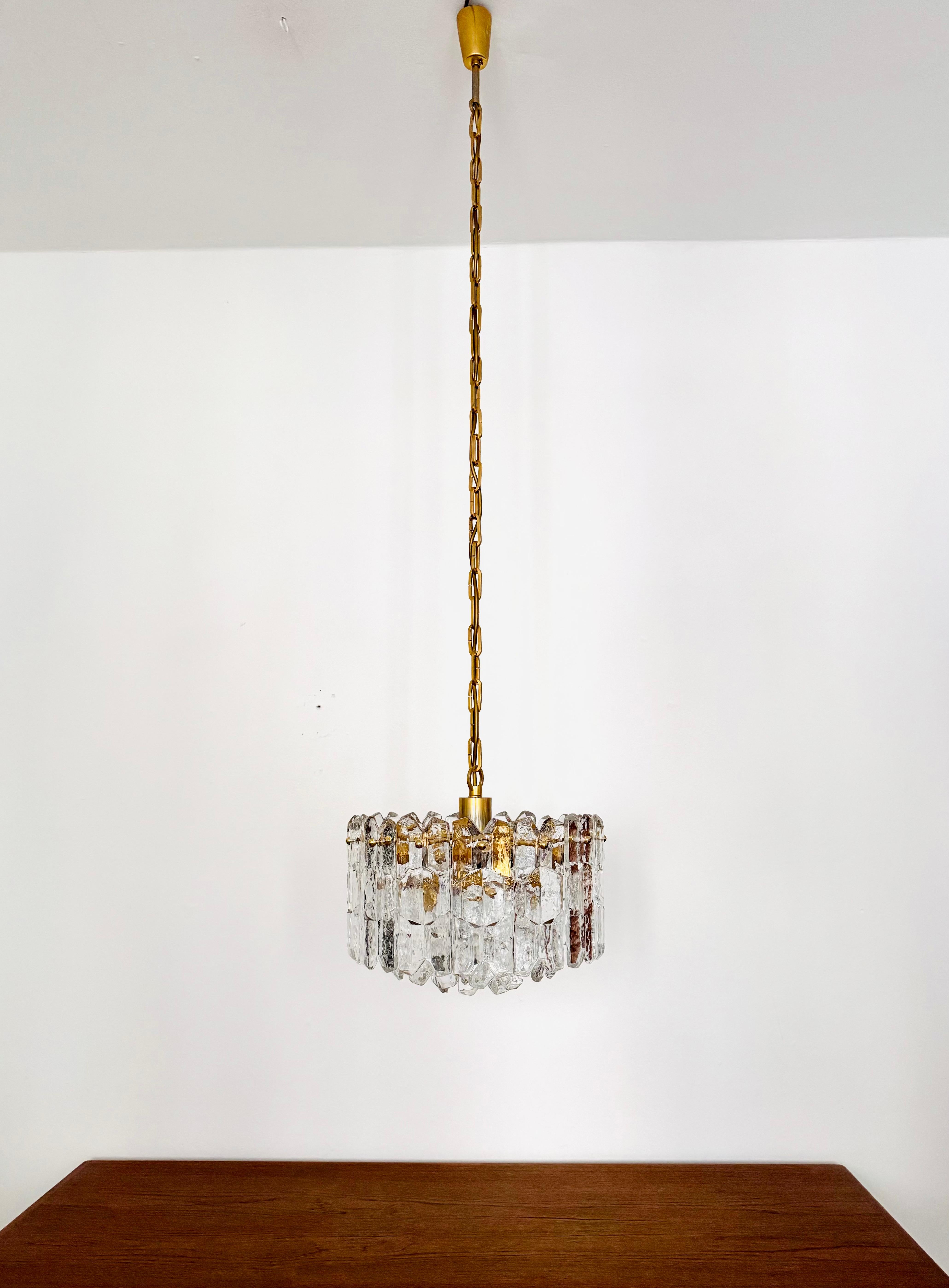 Araña de cristal Palazzo Ice de J.T. Kalmar Moderno de mediados de siglo en venta