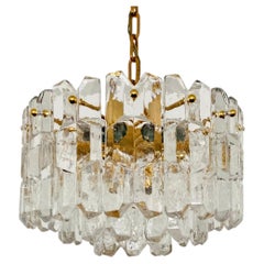 Palazzo Ice Glass Chandelier by J.T. Kalmar