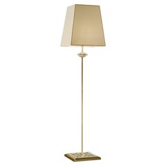 Palazzo Vecchio Collection, Floor Lamp with Gold and Platinum Decorations