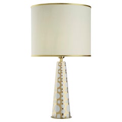 Palazzo Vecchio Collection, Table Lamp with Gold and Platinum Decorations