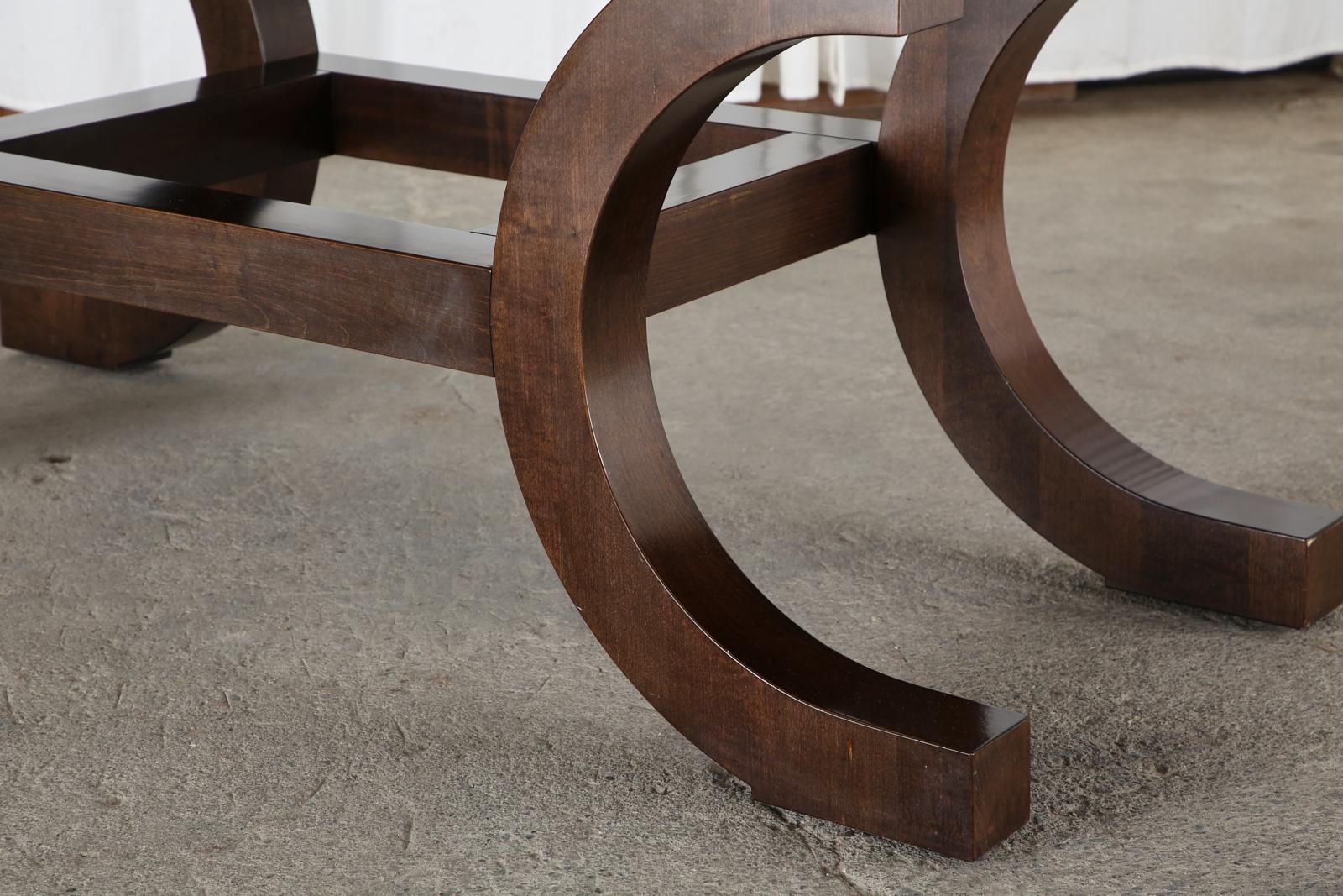Palazzo Walnut Dining Table by Orlando Diaz-Azcuy for McGuire 2
