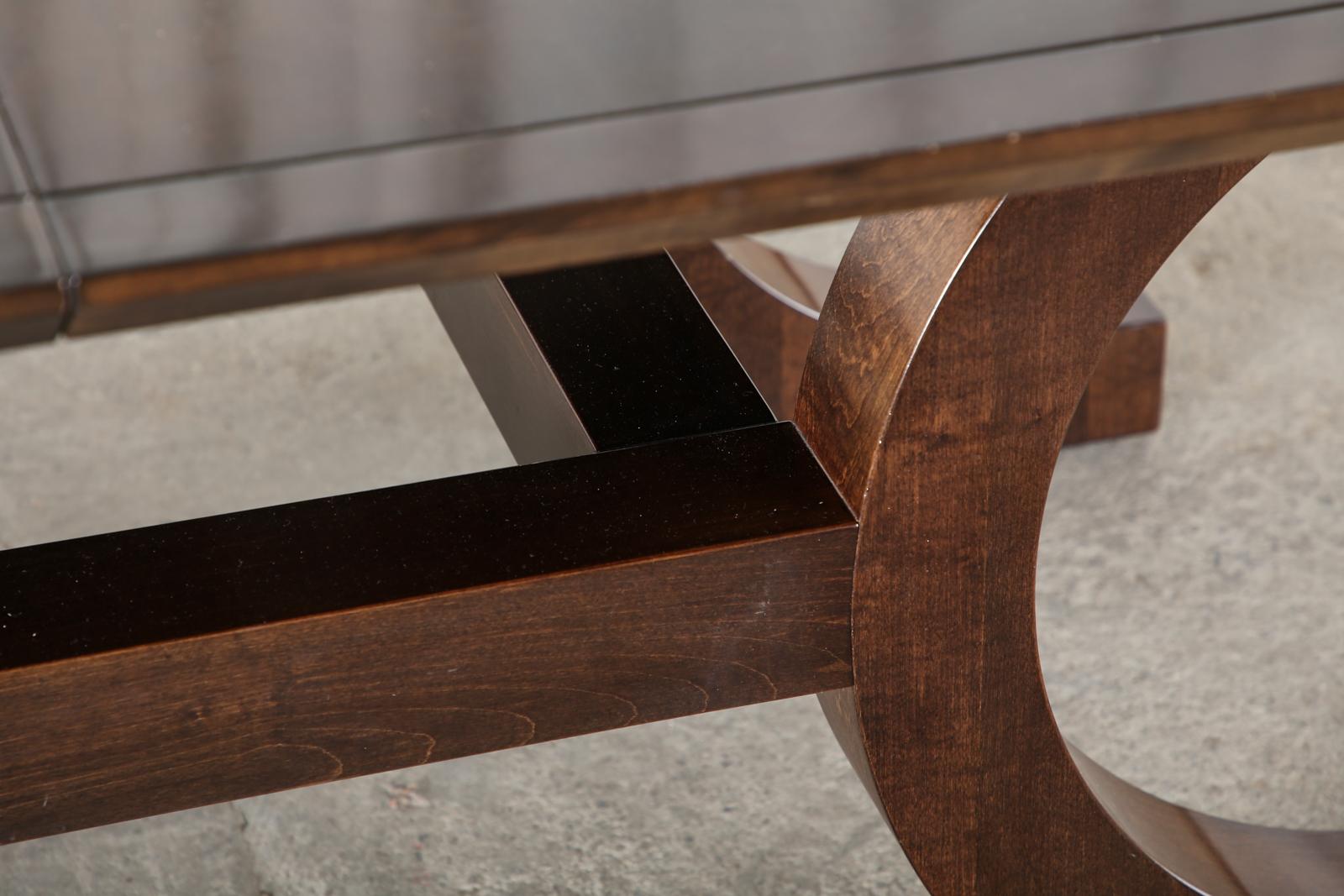 Palazzo Walnut Dining Table by Orlando Diaz-Azcuy for McGuire 3